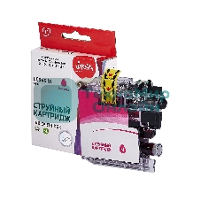 Картридж струйный Sakura LC565M для Brother, пурпурный, 14,4 мл., 1200 к.