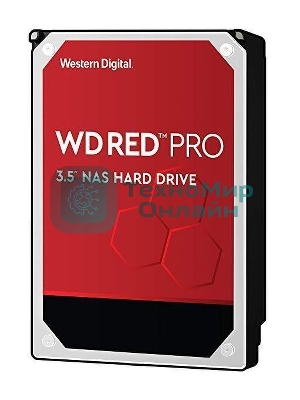 Жесткий диск WD Original SATA-III 16Tb WD161KFGX NAS Red Pro (7200rpm) 512Mb 3.5