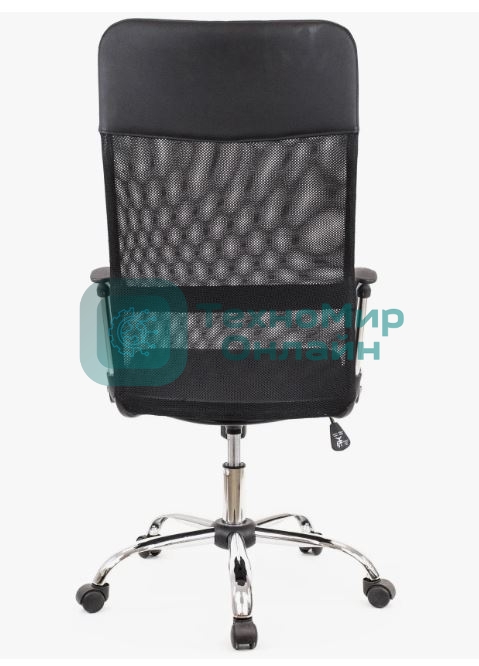 Кресло офисное Everprof Ultra T черный (Акриловая сетка, ткань, хром, ролики, ТопГан)