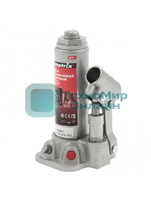 Домкрат Matrix бутылочный 2т h подъема 181–345мм