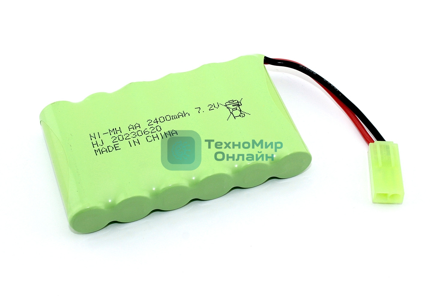 Аккумулятор Ni-Mh 7.2V 2400 mAh AA Flatpack разъем Tamiya