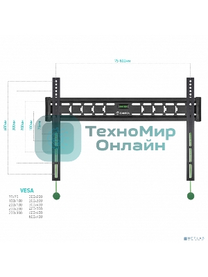 Кронштейн ONKRON FM6 для телевизора 43