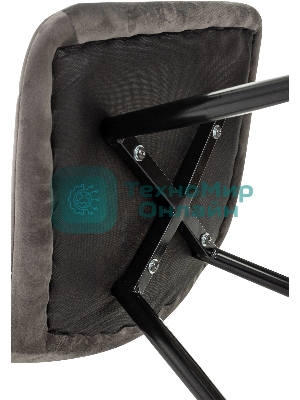 Стул для дома Бюрократ CH-K1_4 комплект 4 шт т. серый Holland 18 металл черный на ножках