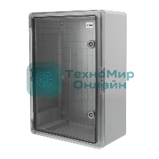 Корпус пластиковый ЩМПп Rexant с прозрачной дверцей и монтажной панелью 500х350х190мм, АБС, УХЛ1, IP65