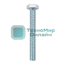 Болт шестигранный Kranz DIN 933, 10х90, короб (10 шт./уп.)