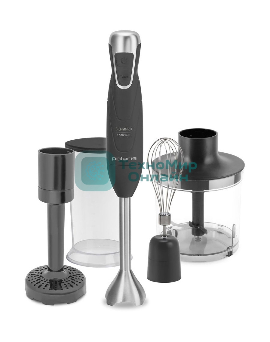 Блендер POLARIS PHB1380 Silent серый погружной 1300Вт