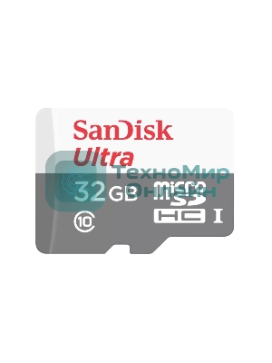 Флеш карта microSD 32Gb SanDisk microSDHC Class 10 Ultra UHS-I 100MB/s