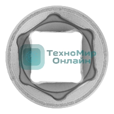 Головка торцевая Matrix, 19 мм, 6-гранная, CrV, под квадрат 1/2