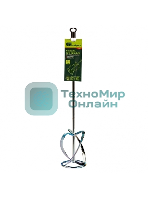 Насадка для миксера Сибртех, для тяжелых растворов,120 х 590 мм, оцинкованная,хвостовик резьба М14