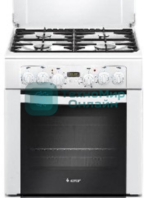 Плита комбинированная Gefest ПГЭ 6102-03 белый, конфорок 4 газовых, духовка 55 л, 60 см x 85 см x 60 см