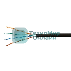 Кабель SkyNet Premium UTP outdoor 4x2x0,51, медный, FLUKE TEST, кат.5e, однож., 100 м, box, черный