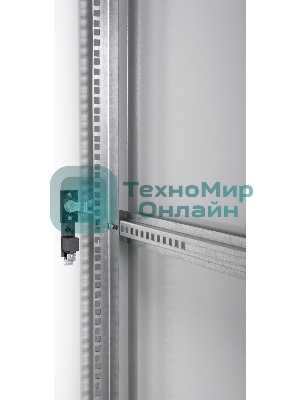 Шкаф телекоммуникационный напольный ЭКОНОМ 48U (600 × 800) дверь стекло, дверь металл