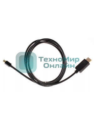 Кабель-переходник Mini DisplayPort M -> DisplayPort M 4K*60 Hz 1,8 м VCOM CG682-1.8M