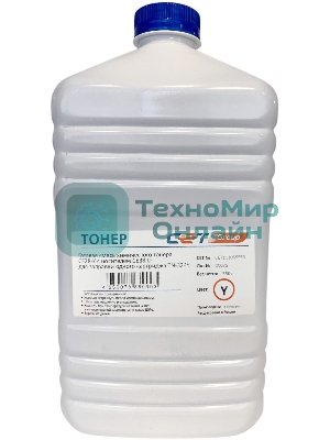 Тонер CET CE28-Y желтый (бутылка 500гр.) для Konica Minolta Bizhub C258/308/368/227i/257i