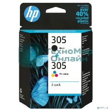 Картридж HP 305 струйный, набор черный и цветной (120/100 стр)