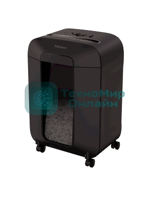 Шредер Fellowes PowerShred LX85 (секр.P-4)/перекрестный/12лист./19лтр./скрепки/скобы/пл.карты