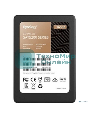 Накопитель SSD Synology Enterprise SAT5221-1920G, 1.92Tb, SATA, 2.5
