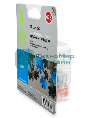 Картридж струйный Cactus CS-CLI426C голубой (8.4 мл.) для Canon Pixma MG5140/5240/6140/8140/MX884