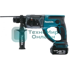Перфоратор Makita DHR202RFE Перфоратор ак,SDS+, 18В,2х 3 Ач Li-ion,3реж,1.9Дж,0-4000у\м,3.5кг,чем,подсветка,совмест с 4 Ач Li-ion