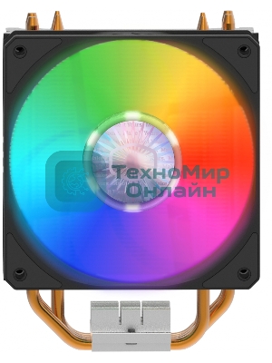 Кулер для процессора Cooler Master Hyper 212 Spectrum V2 черный, 120 мм, алюминий/медь, 1800 об/мин, 27 дБ, 4 pin, 150 Вт, 157 мм