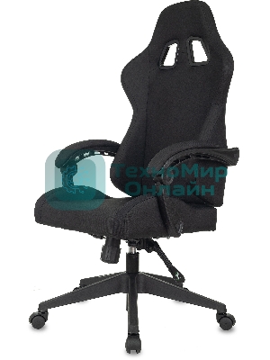 Кресло Бюрократ Zombie Predator Neo Black черный, экокожа, 120 кг, механизм качания