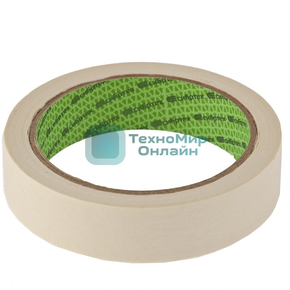 Лента малярная Сибртех, 25 мм х 40 м, на бумажной основе