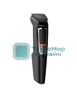 Триммер Philips MG3740/15 черный (насадок в компл:9шт)