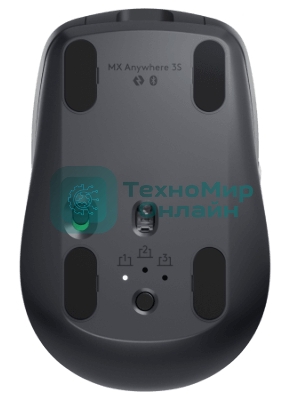 Мышь беспроводная/проводная Logitech MX Anywhere 3S графитовый, 8000 dpi, радиоканал, Bluetooth, USB, кнопки - 6