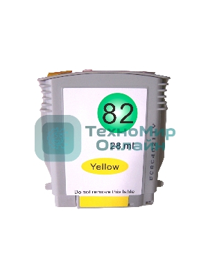 Картридж струйный NVPrint 82 (NV-C4913A) Yellow для HP DesignJet 500/800 (69 мл)