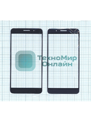 Стекло для Huawei ShotX/Honor 7i синее