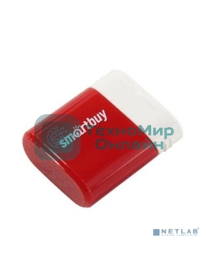 Флешка USB Smartbuy LARA Red (SB16GbLARA-R), 16Gb, USB 2.0, R/W 15/5, красный/белый