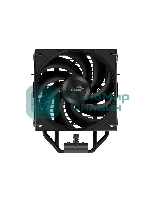 Кулер для процессора SAMA A40 (240W, 4-pin PWM, 152мм, 4x6мм, 1x120мм, 78CFM, 29dBA, 2200RPM, S: 1851/1700/1200/115X, AM5/AM4, черный)