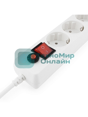 Сетевой фильтр Гарнизон ЕНLW-4 0,5 м 5 розеток белый 