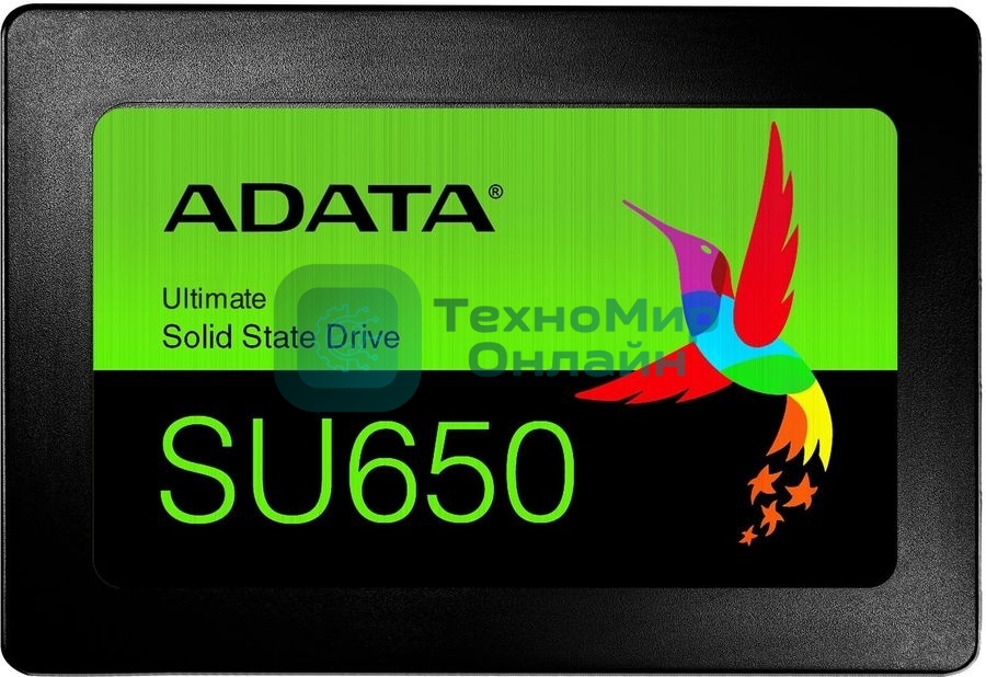 Накопитель SSD ADATA SU650, 240Gb, SATA III, 2.5