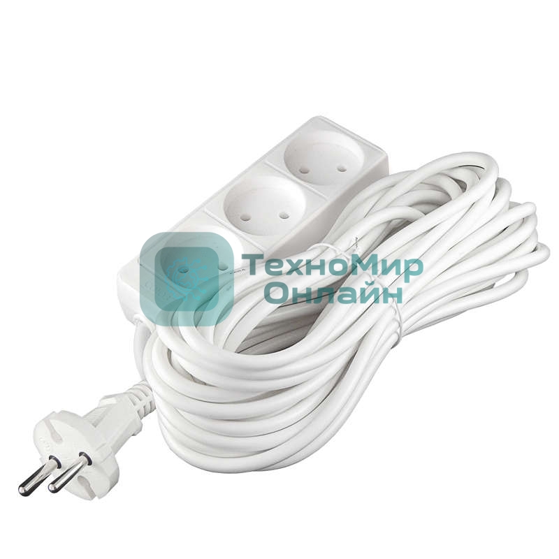 Удлинитель 3х10 м без заземл. 10А IP20 2.2 кВт Союз 481S-1310