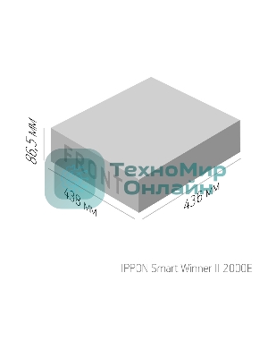 Источник бесперебойного питания Ippon Smart Winner II 2000E 1800Вт 2000ВА черный