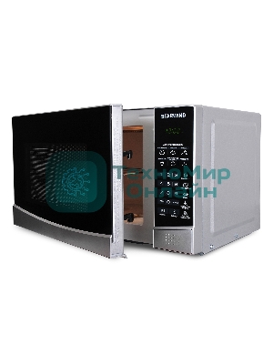 Микроволновая печь Starwind SMW2820 серебристый/черный, 20 л, 700 Вт, переключатели - сенсор