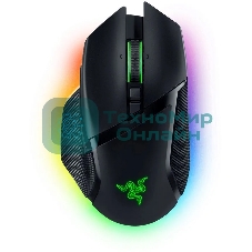 Мышь беспроводная/проводная Razer Basilisk V3 Pro черный, 30000 dpi, радиоканал, Bluetooth, USB, кнопки - 11
