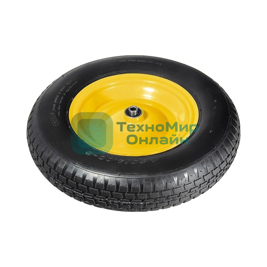 Колесо Palisad пневматическое 4.80/4.00-8 d380мм внутр.диам.20мм длина оси 90мм