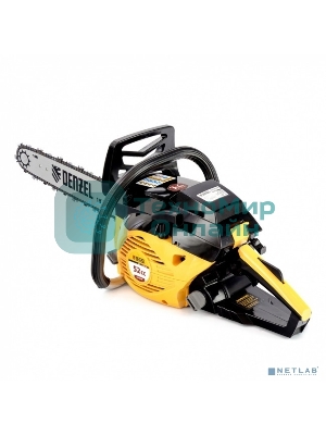 Пила цепная бензиновая Denzel DGS-5218, шина 45 см, 52см3, 3,5 л.с., шаг 0,325, паз 1,5 мм,