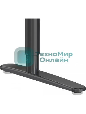 Стол компьютерный Cactus CS-EGD-BK-LED столешница закаленное стекло, черный, каркас черный