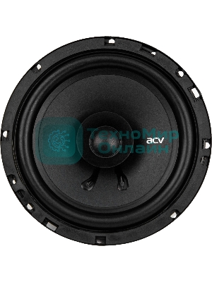 Колонки автомобильные ACV PD-651 BEATS (без решетки) 180Вт 88дБ 4Ом 16см (6.5дюйм) (ком.:2кол.) коаксиальные однополосные