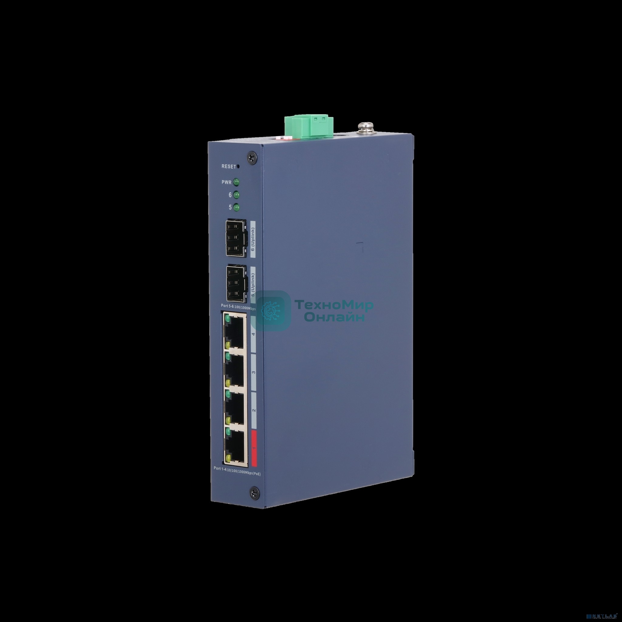 Коммутатор Dahua DH-CHS4206-4GT-90