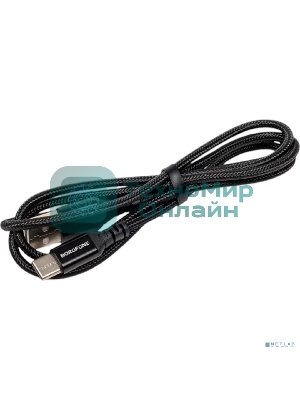 Кабель BOROFONE BX54/USB кабель Type-C/1m/3A/Нейлон/Black