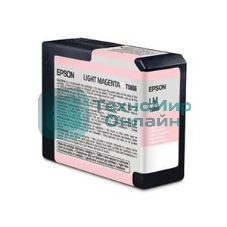 Картридж струйный Epson C13T580B00 светло-пурпурный (80мл)