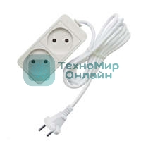 Удлинитель 2х7 м без заземл. 10А IP20 2.2 кВт Союз 481S-1207