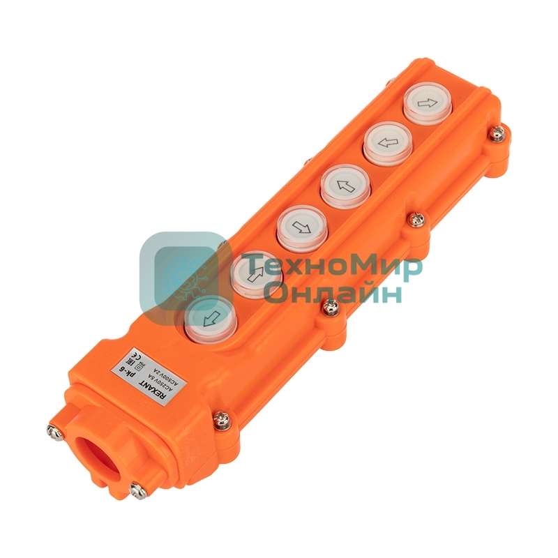 Пульт кнопочный Rexant ПK-6 на 6 кнопок IP54