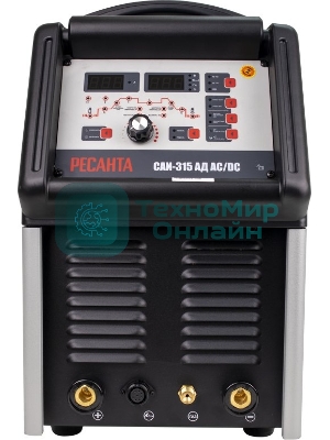 Сварочный аппарат Ресанта САИ-315АД инвертор MMA DC/TIG DC 13.8кВт