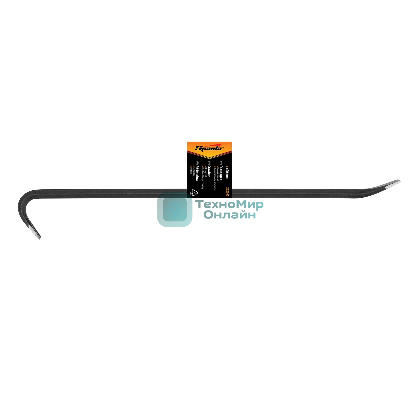 Гвоздодер Sparta 600 мм, шестигранный, окрашенный