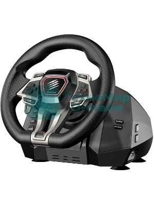 Руль Mad Catz M.2.X. PRO (USB, вибрация, 3 педали, рычаг переключения, D-Pad)